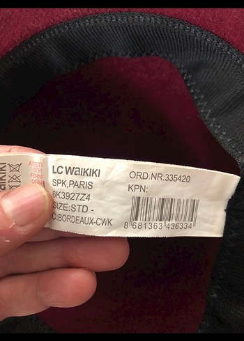 Bordo kız çocuk Şapka Kürk Detaylı - Görsel 3