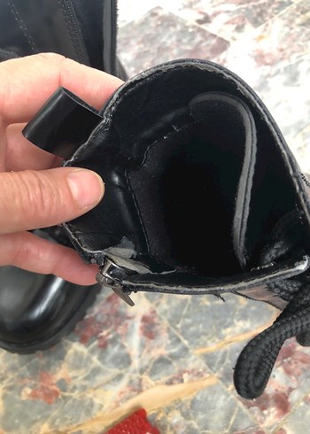 Siyah  Goth Kadın Botları - Görsel 7