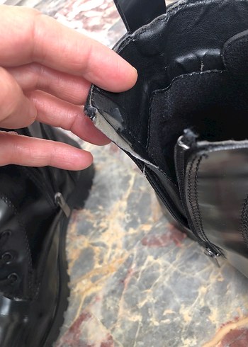 Siyah  Goth Kadın Botları - Görsel 6