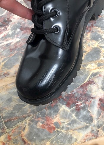 Siyah  Goth Kadın Botları - Görsel 5