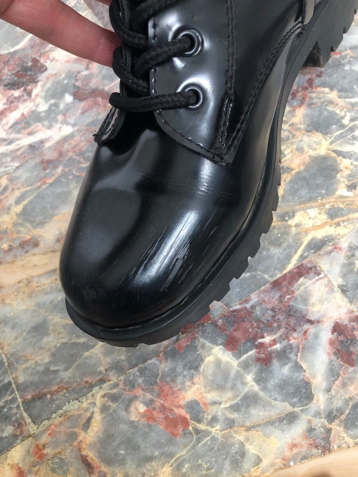 Siyah  Goth Kadın Botları - Görsel 5