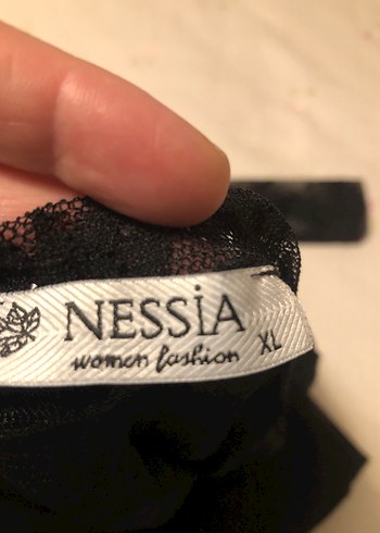 Uzun Siyah Dantel Gotik Kadın Kimono - Görsel 5