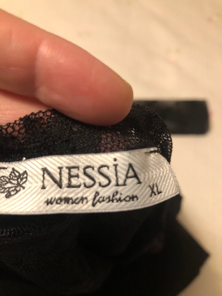 Uzun Siyah Dantel Gotik Kadın Kimono - Görsel 5