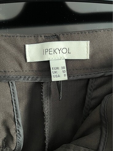 38 Beden siyah Renk İpekyol pantalon
