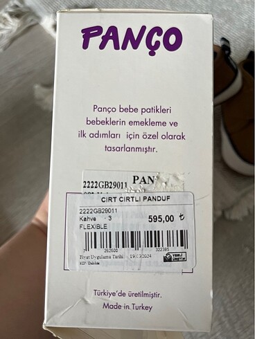 19 Beden kahverengi Renk Panço panduf