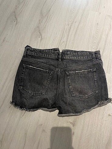 xl Beden Zara siyah kot şort