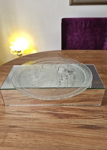 Baskılı Parlak Cam Tabak - Görsel 4