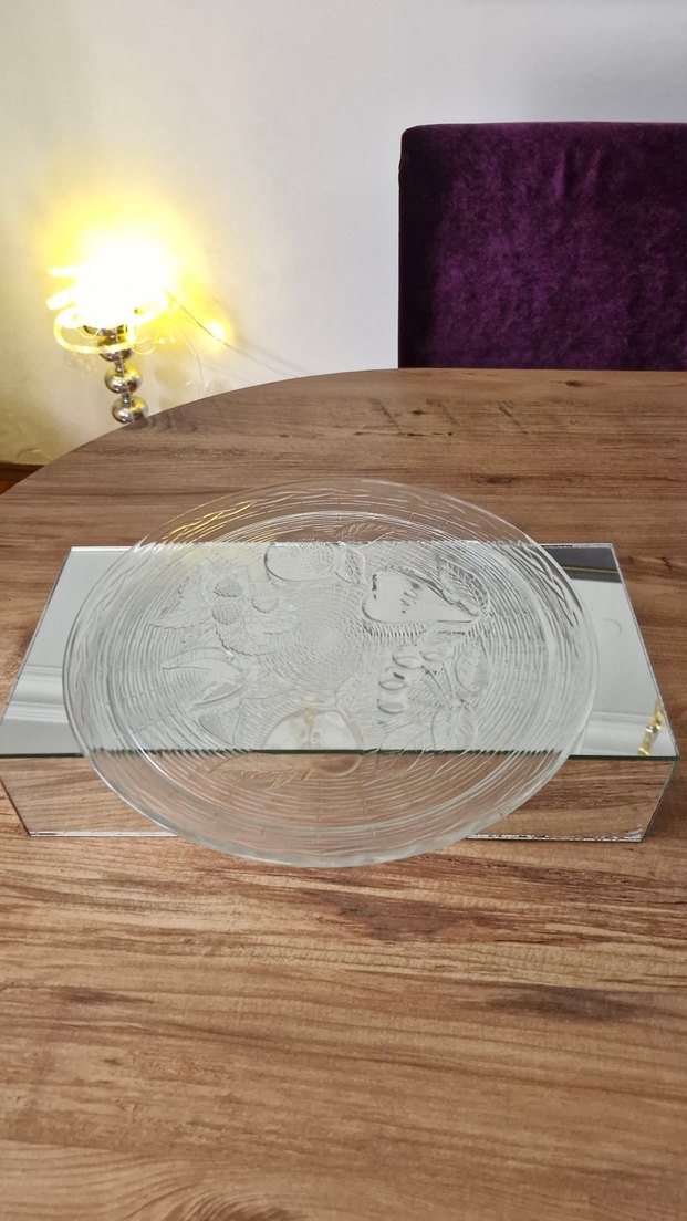 Baskılı Parlak Cam Tabak - Görsel 3