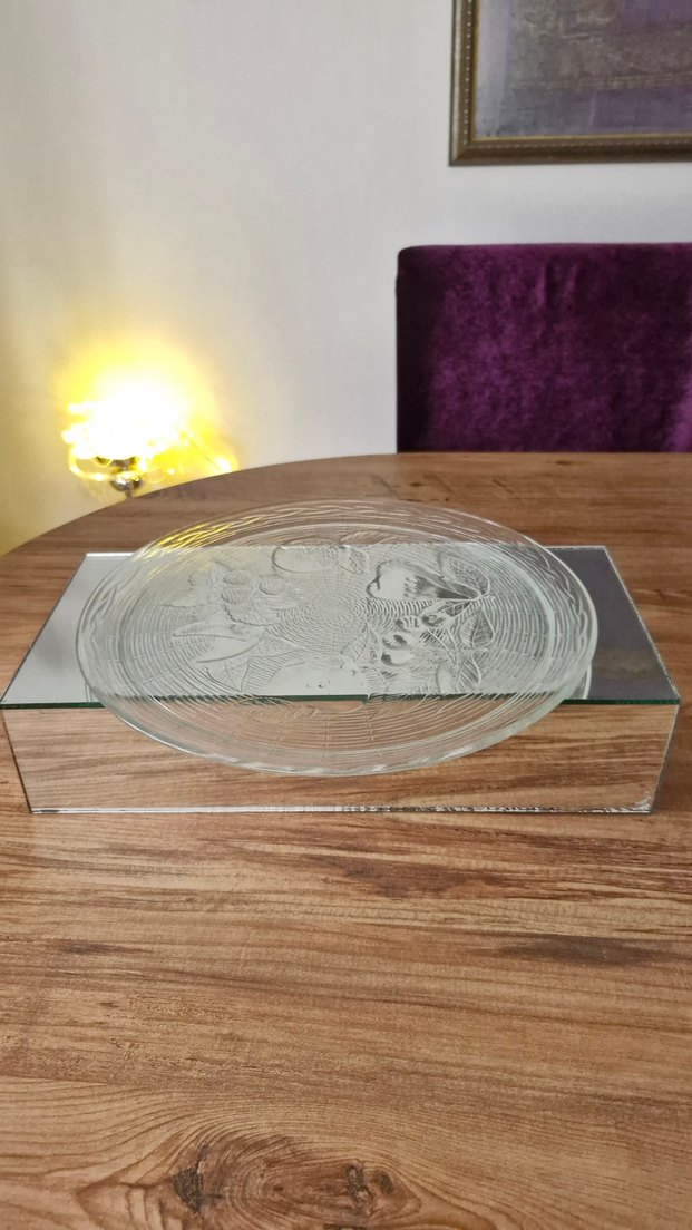 Baskılı Parlak Cam Tabak - Görsel 4