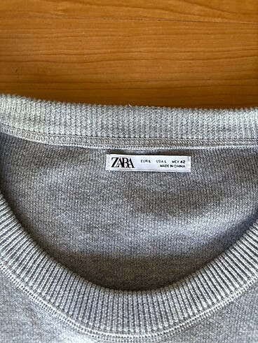 Zara Zara Gri Sweatshirt