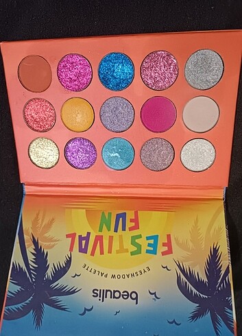 Diğer Beaulis Glitter Simli Palet