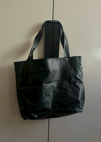 Siyah Deri Kadın Çanta - Görsel 2