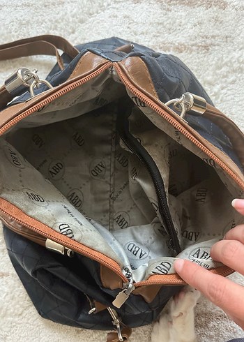 Lacivert Geniş Çanta - Görsel 2