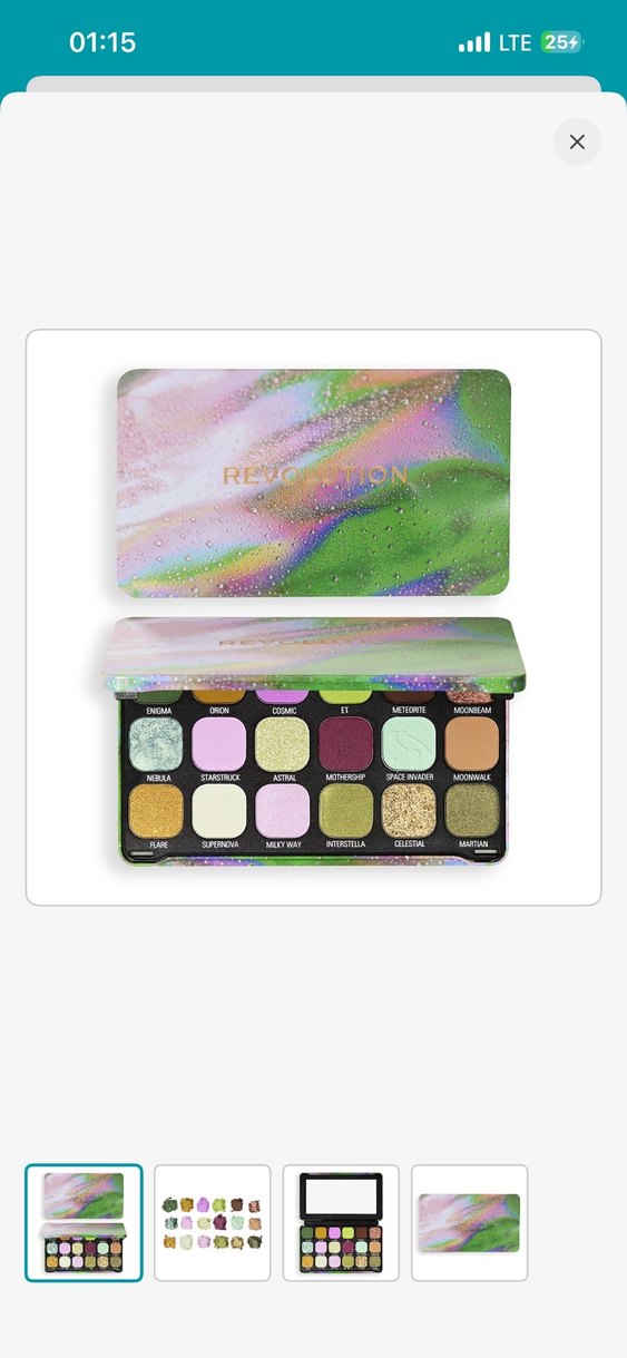 Revolution Çok Renkli Parlak Far Paleti - Görsel 2