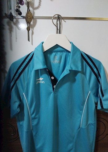 Erkek Mavi Kısa Kollu Polo Tişört - Görsel 6