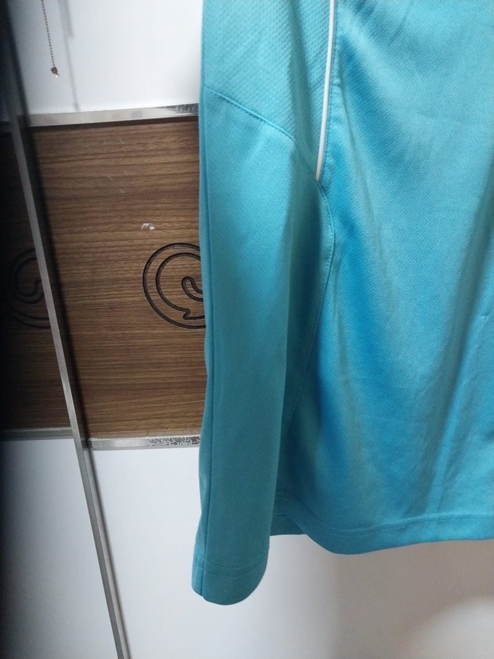 Erkek Mavi Kısa Kollu Polo Tişört - Görsel 3