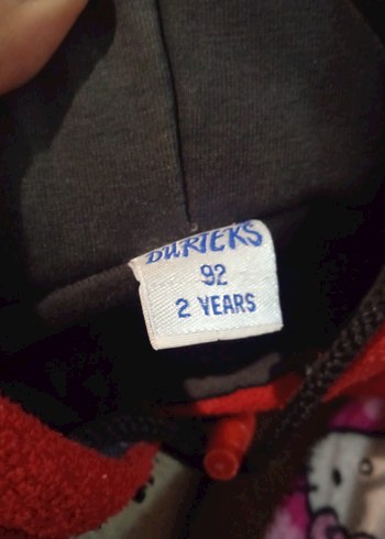 Düğmeli Kırmızı Kadife Hamile Mont - Görsel 4