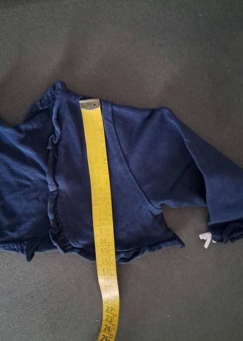 Kız Çocuk Lacivert Uzun Kollu Bolero - Görsel 3