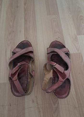 37 Beden bordo Süet Dolgu Topuklu Kadın Sandalet