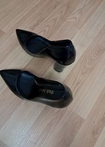 Diğer Kadın Siyah Rugan Topuklu Stiletto, abiye ayakkabı