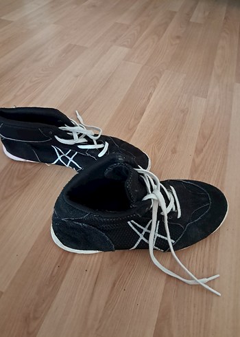 Erkek Siyah Spor Ayakkabı Bağcıkları - Görsel 4