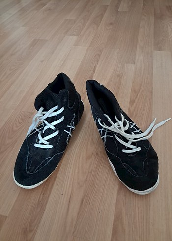 Erkek Siyah Spor Ayakkabı Bağcıkları - Görsel 5