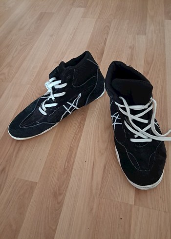 Erkek Siyah Spor Ayakkabı Bağcıkları - Görsel 6