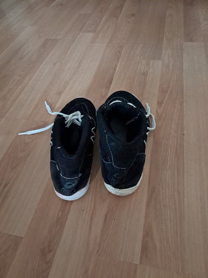 Erkek Siyah Spor Ayakkabı Bağcıkları - Görsel 3