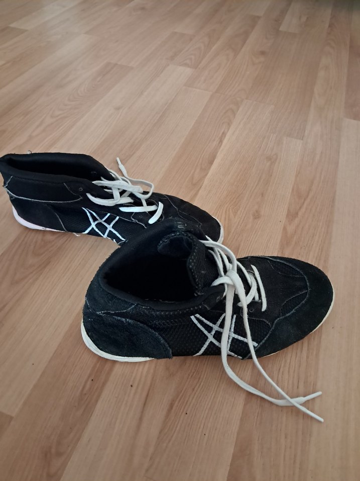 Erkek Siyah Spor Ayakkabı Bağcıkları - Görsel 4