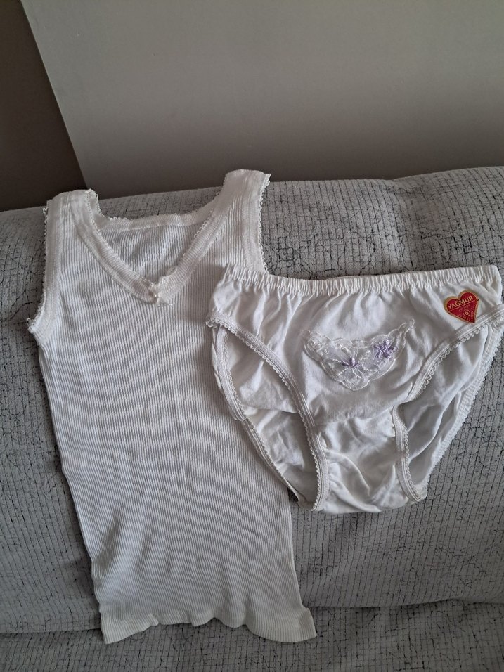 Beyaz kız çocuk İç Çamaşırı Takımı - Görsel 3