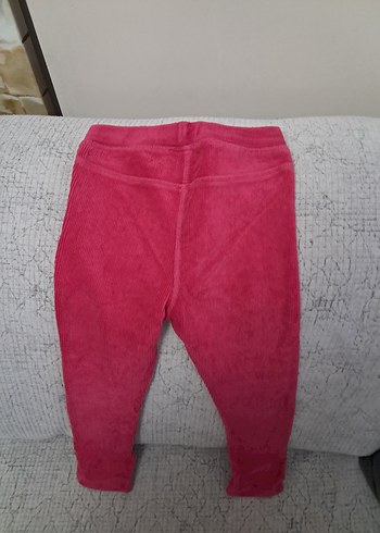 Diğer Düğmeli Pembe Kız Çocuk Tayt
