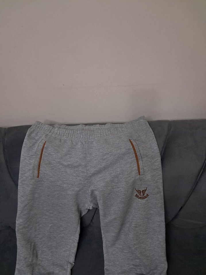 Gri Fermuarlı kadın Eşofman Altı - Görsel 2