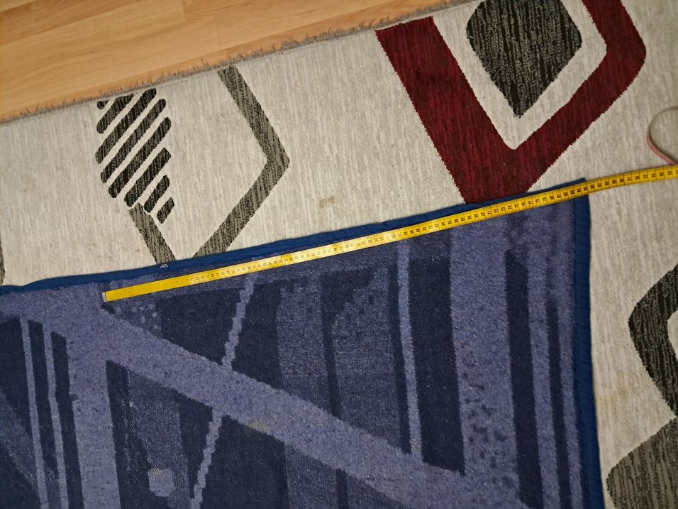 Uzun Lacivert battaniye - Görsel 5