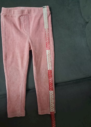 Kız Çocuk Pembe Sıcak Tayt - Görsel 5