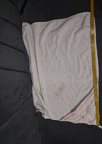 Kapüşonlu Gri Çocuk bornoz - Görsel 7