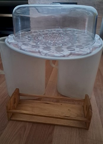 Bohem Tarzda Beyaz Tabak ve Sürahi Seti - Görsel 11