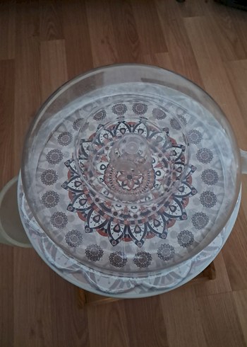 Bohem Tarzda Beyaz Tabak ve Sürahi Seti - Görsel 12