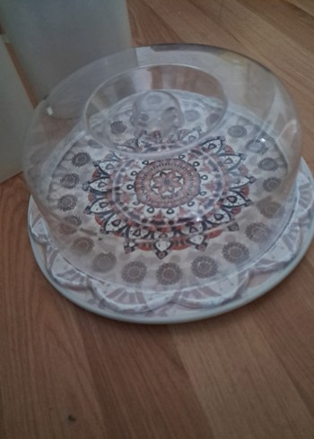 Bohem Tarzda Beyaz Tabak ve Sürahi Seti - Görsel 8