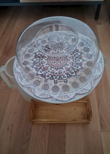 Bohem Tarzda Beyaz Tabak ve Sürahi Seti - Görsel 10