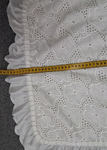 Gri İşlemeli Yatak Örtüsü - Görsel 10