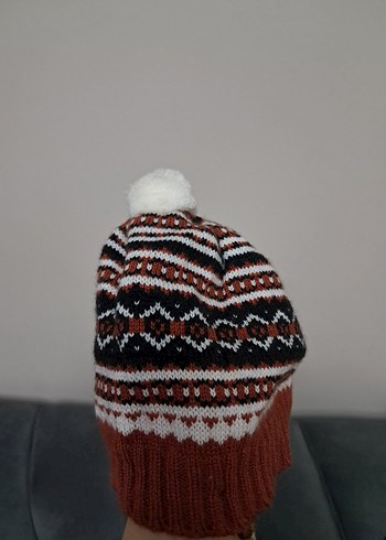 Kadın Çok Renkli Örgü Bere - Görsel 3