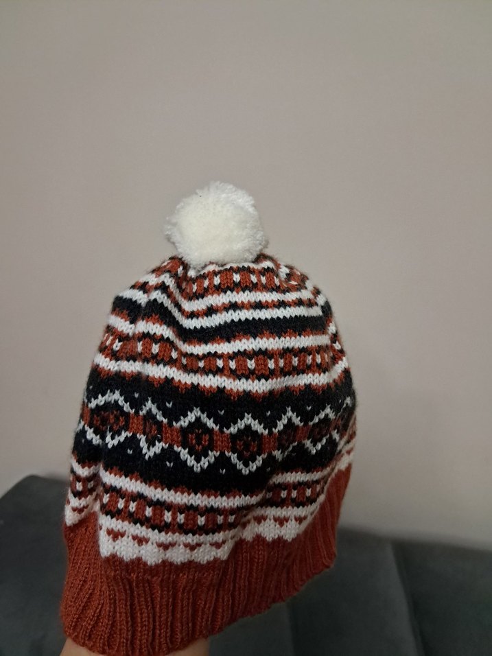 Kadın Çok Renkli Örgü Bere - Görsel 4