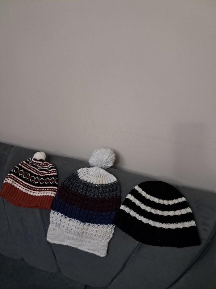 Kadın Çok Renkli Örgü Bere - Görsel 2