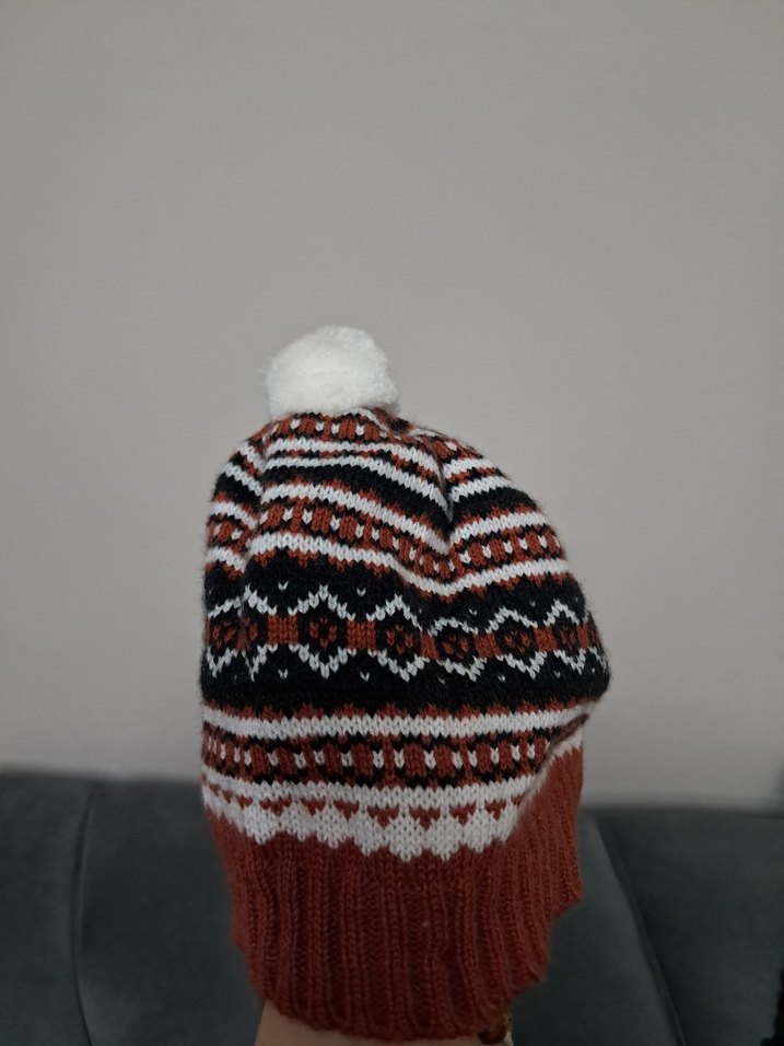 Kadın Çok Renkli Örgü Bere - Görsel 3