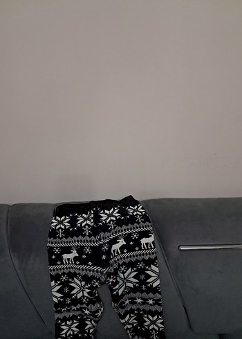 Siyah Desenli çocuk  Triko Eşofman - Görsel 2