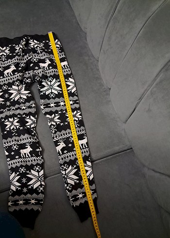 Siyah Desenli çocuk  Triko Eşofman - Görsel 5