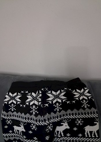 Siyah Desenli çocuk  Triko Eşofman - Görsel 3