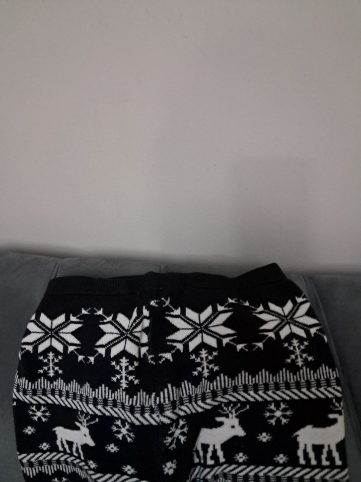 Siyah Desenli çocuk  Triko Eşofman - Görsel 3