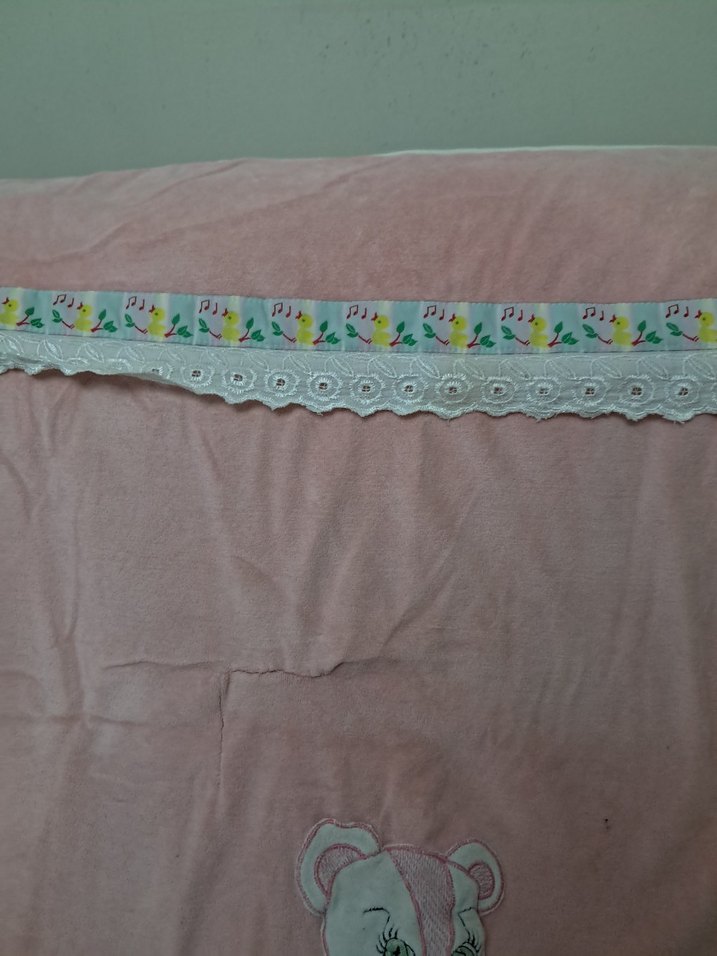 Pembe Nakışlı Çocuk Battaniyesi - Görsel 4