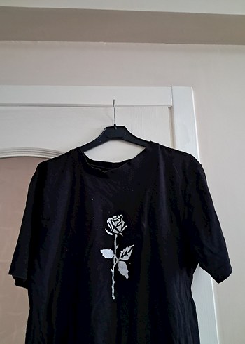 Pamuk Siyah Baskılı kadın Tişörtü - Görsel 3